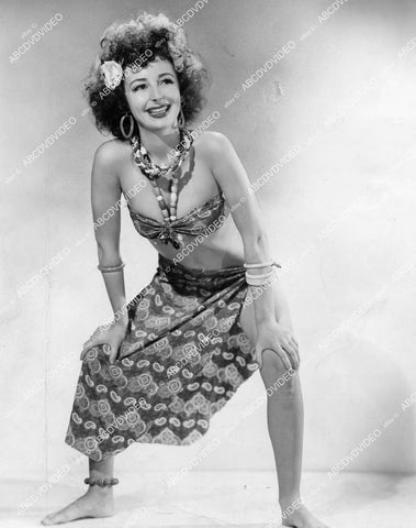 crp-01884 1940 Patricia Saunders as island girl Tondeleyo theatrical play White Cargo crp-01884