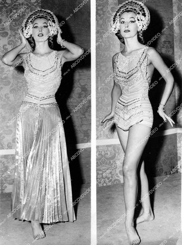 crp-19076 1955 sexy Betty Kock models new $750.00 swimsuit from Cole of California designer crp-19076