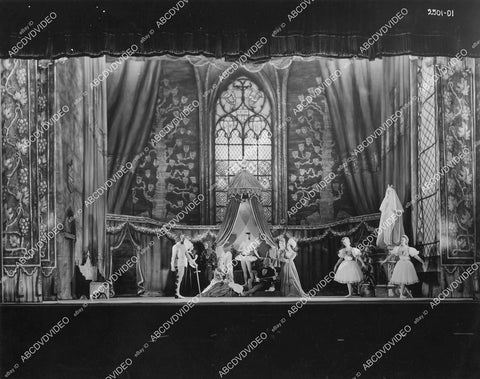 crp-01908 1940's Ballet Russe de Monte Carlo theatrical play in Raymonda crp-01908