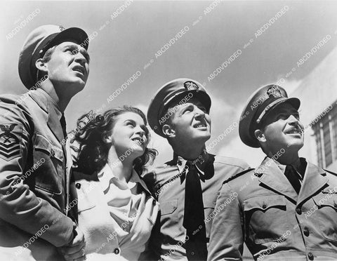 crp-01955 1942 Forrest Tucker, Marguerite Chapman, Bruce Bennett, John Howard film Submarine Raider crp-01955