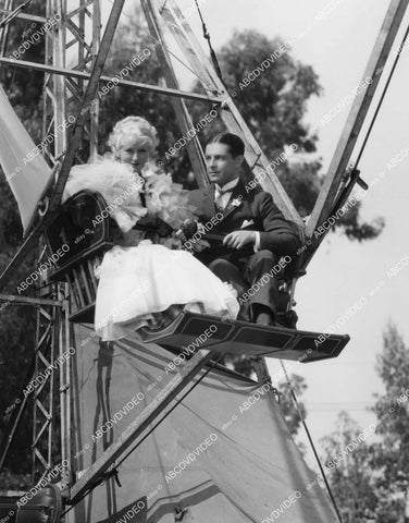 crp-02027 1935 Evelyn Laye, Ramon Novarro on the ferris wheel film The Night Is Young crp-02027