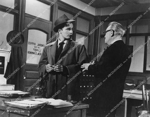 crp-02127 1951 John Derek, Cliff Clark film Scandal Sheet crp-02127