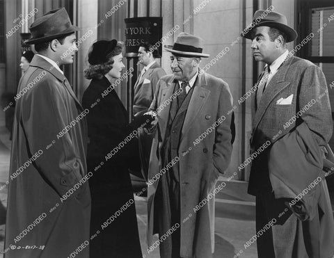 crp-02141 1951 John Derek, Donna Reed, Broderick Crawford, Henry O'Neill film Scandal Sheet crp-02141