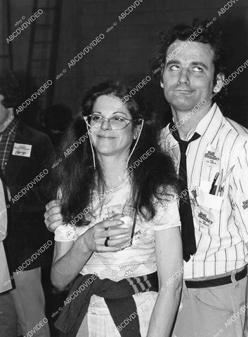 crp-02262 1978 candid Gilda radner, Bill Muray behind scenes TV Saturday Night Live crp-02262