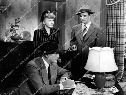 crp-24420 1947 Karen Morley, Richard Dix film The Thirteenth Hour crp-24420