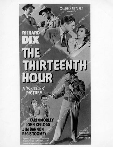 crp-24432 1947 Richard Dix, Karen morley, Jim Bannon film The Thirteenth Hour crp-24432