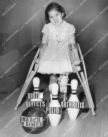 crp-02550 1960 bowlers help March of Dimes polio charity crp-02550