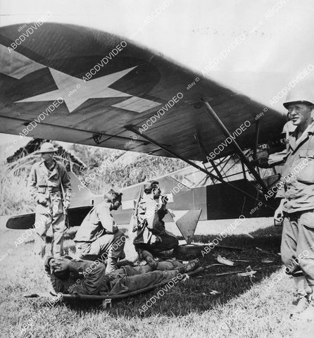 crp-02580 1944 WWII photo Merrill's Marauders flown out of Hukawng Valley in Burma crp-02580
