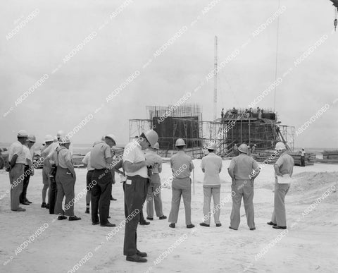 crp-02585 1961 NIKE Zeus ZAR Naval installation under construction Kwajalein Hawaii crp-02585
