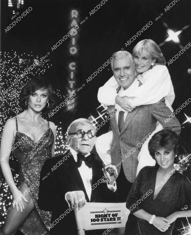 crp-02900 1985 Ann-Margret, George Burns, John Forsythe, Linda Evans, Stefanie Powers TV Night 100 Stars crp-02900