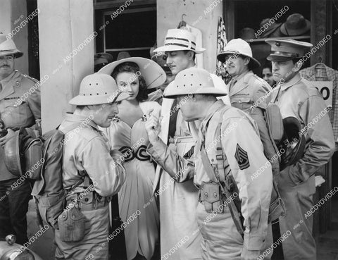 crp-03107 1942 Brian Donlevy, Janet Blair, John Emery, Donald MacBride film Two Yanks in Trinidad crp-03107