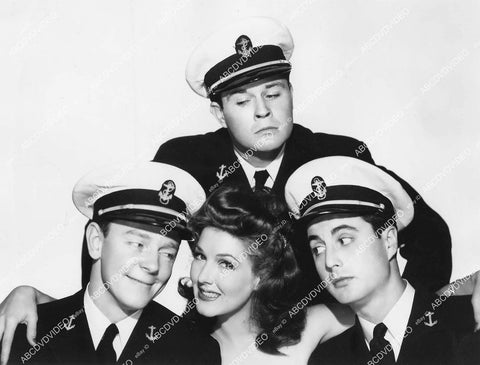 crp-03246 1942 Jean Parker, Tom Brown, Phil & Stanley Brown film Hello, Annapolis crp-03246