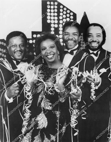 crp-03400 1986 musci Gladys Knight & the Pips TV special Happy New Year America crp-03400