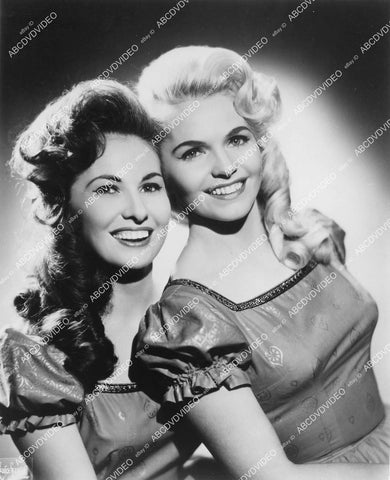 crp-03542 1951 music country western singers Ruth & Edith Johnson Sisters TV WGN The Barn Dance crp-03542