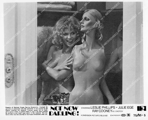 crp-03670 1975 Julie Ege w naked mannequin film Not Now Darling crp-03670