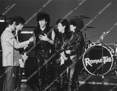 crp-03678 1984 music rock group The Romantics w Dick Clark TV American Bandstand crp-03678
