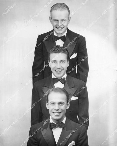 crp-03697 1930's music group The Rhythym Rascals Bob Keith, Bob Harthun, Fred Furtsch NBC radio crp-03697