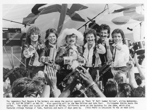 crp-03698 1985 music rock group Paul Revere & the Raiders TV special Rock n Roll Summer Action crp-03698