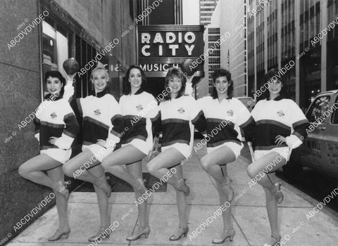 crp-03707 1988 music dancers The Rockettes at Radio City Music Hall for Superbowl halftime show crp-03707