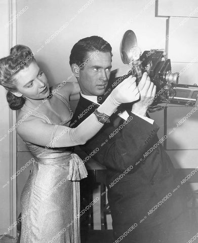 crp-03858 1940's Helen Brush (photographer) w Victor Cutler and vintage camera crp-03858