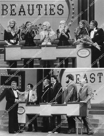 crp-03977 1981 Donna Dixon, Britt Ekland,Ann Turkell,Lydia Cornell,Vincent Price,Bob Tessier,Richard Dawson TV Family Feud crp-03977