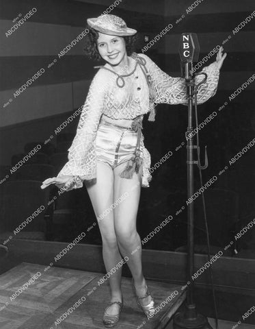 crp-00399 unknown specialty dancer singer cutie pie for NBC radio broadcast crp-00399