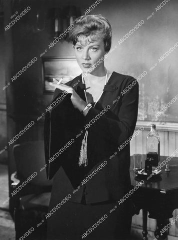 crp-04145 1961 lovely Nita Talbot TV The Lawless Years ep Triple Cross crp-04145