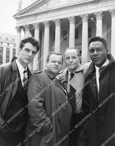 crp-04151 1990 Chris Noth, George Dzundza, Michael Moriarty, Richard Brooks TV Law & Order crp-04151