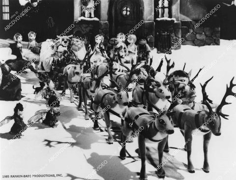 crp-04169 1986 stop animation puppets Santa Claus & Elves Rankin-Bass TV Life & Adventures of Santa Claus crp-04169