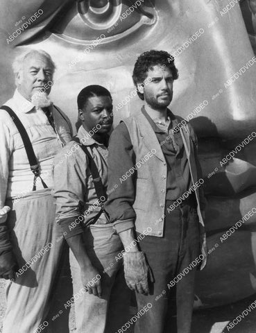 crp-04185 1986 George Kennedy, Chris Sarandon, LeVar Burton building Statue of Liberty docudrama TVM Liberty crp-04185