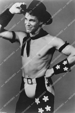 crp-00424 1989 dance ballet half naked cowboy Jerel Hilding Joffrey Ballet's Billy the Kid crp-00424