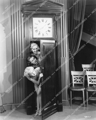 crp-04285 1934 Pauline Brooks & MGM chorus girl dancers short subject My Grandfather's Clock crp-04285