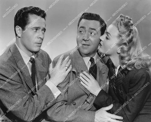 crp-04508 1944 Larry Parks, Ray Walker, Lynn Merrick film Stars on Parade crp-04508
