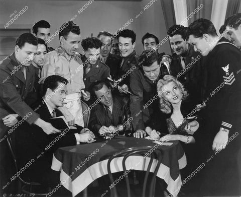 crp-04520 1944 Larry Parks, Robert Williams, Ray Walker, Lynn Merrick film Stars on Parade crp-04520