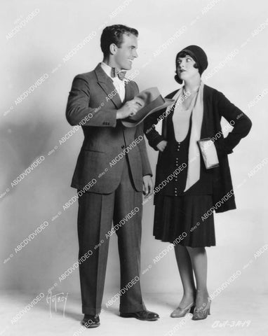crp-04547 1928 Nick Stuart & cute Sally Phipps silent film News Parade crp-04547