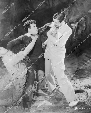 crp-04579 1928 Nick Stuart, Cyril Ring fight scene silent film News Parade crp-04579