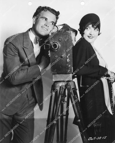 crp-04597 1928 Nick Stuart w newsreel camera & Sally Phipps silent film News Parade crp-04597
