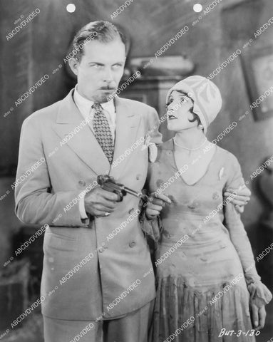 crp-04602 1928 Cyril Ring clutching Sally Phipps silent film News Parade crp-04602