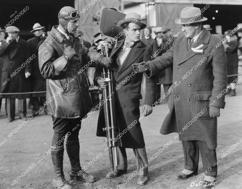 crp-04627 1928 Nick Stuart w newsreel camera, Truman H Talley silent film News Parade crp-04627