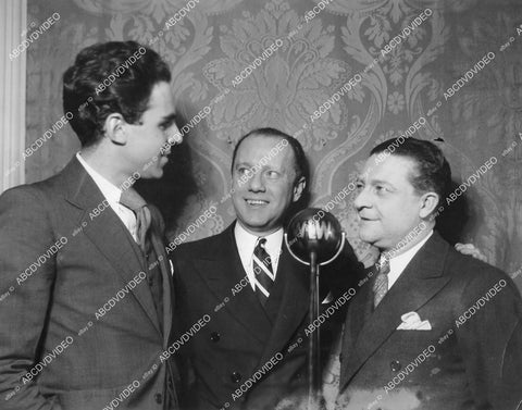 crp-00468 radio announcer Peter Grant w Amos n Andy Freeman Gosden Charles Correll WLN radio crp-00468