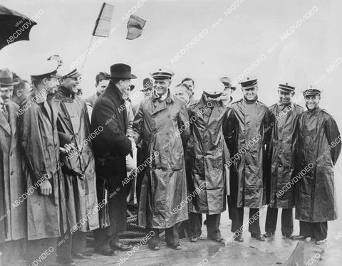 crp-04731 1937 Ireland Pres Eamon de Valera, Cpt A.S. Wilcockson flying boat Caledonia survey flight crp-04731