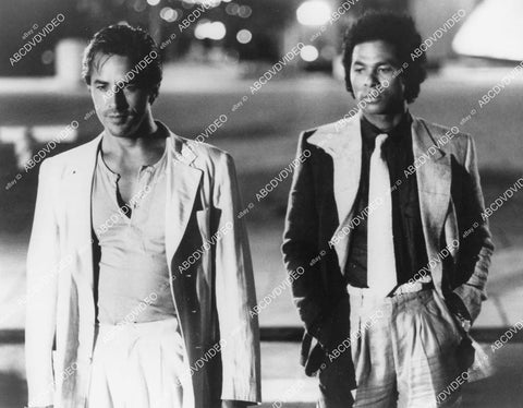 crp-04829 1986 Don Johnson, Philip Michael Thomas TV Miami Vice crp-04829