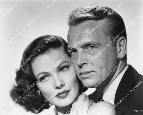 crp-04880 1950 Gene Tierney, John Lund portrait film The Mating Season crp-04880