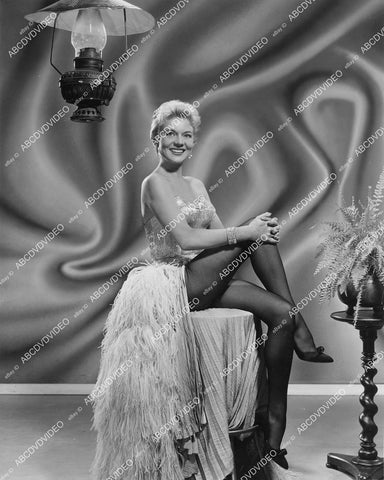 crp-04902 1950's beautiful Peggie Castle in chorus girl outfit crp-04902