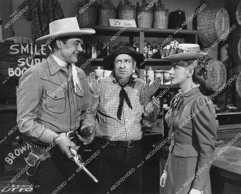 crp-04924 1950 Charles Starrett, Smiley Burnette, Lois Hall film Texas Dynamo crp-04924