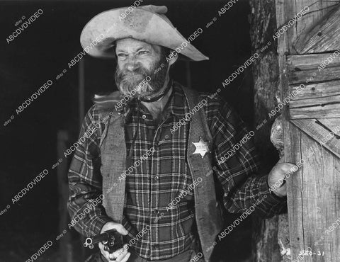 crp-04944 1947 Al Fuzzy St John w his six shooter film Border Feud crp-04944