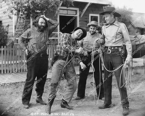 crp-04950 1940 Jack Lowe, Dub Taylor, Jay Lawrence, Bill Elliott film Man from Tumbleweeds crp-04950