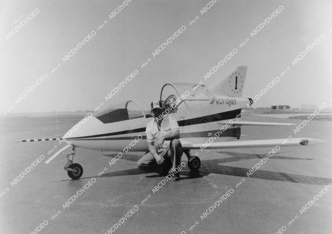 crp-04963 1980's aviation stunt pilot Corky Fornof w Acrojet used in James Bond film crp-04963