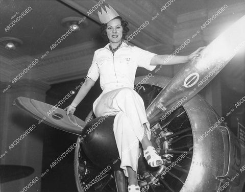 crp-04964 1937 aviation pretty Eileen Wenzel Air Show Queen NYC Grand Central Palace crp-04964
