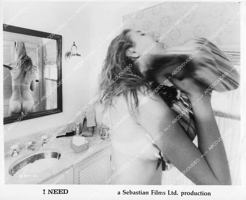 crp-00499 1967 Ceci Weathers bare butt in the bathroom film I Need a Man crp-00499